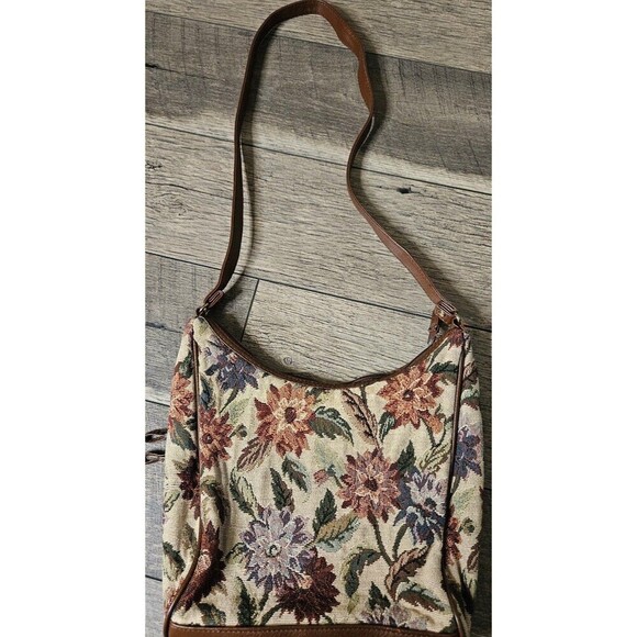 Basic Editions Vintage Floral Crossbody Purse - Picture 4 of 6